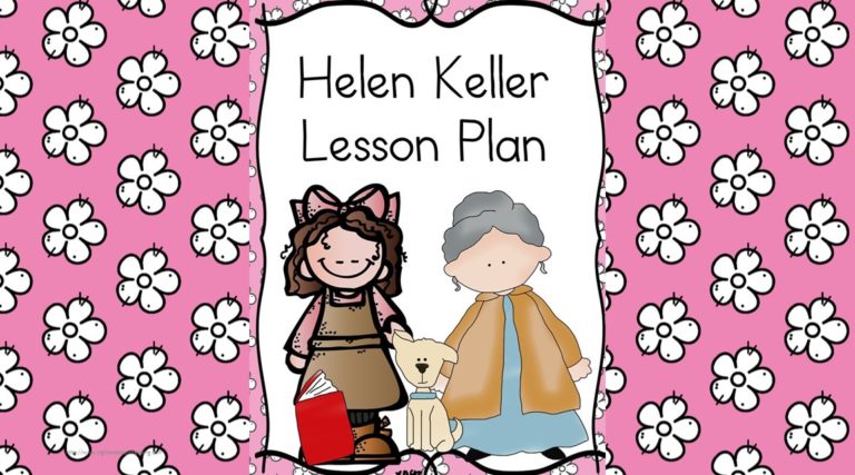 Helen Keller Lesson Plans