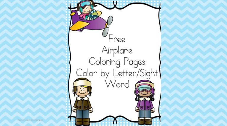 Airplane Coloring Pages