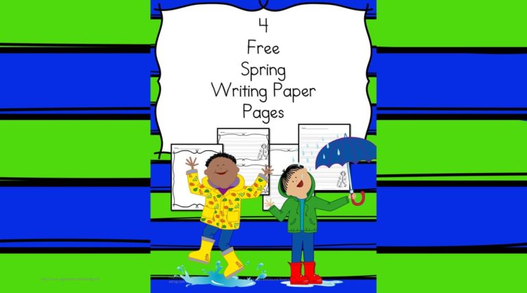 Spring Writing Paper