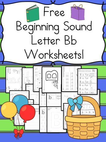 18 free beginning sounds b worksheets with easy download sound of letter