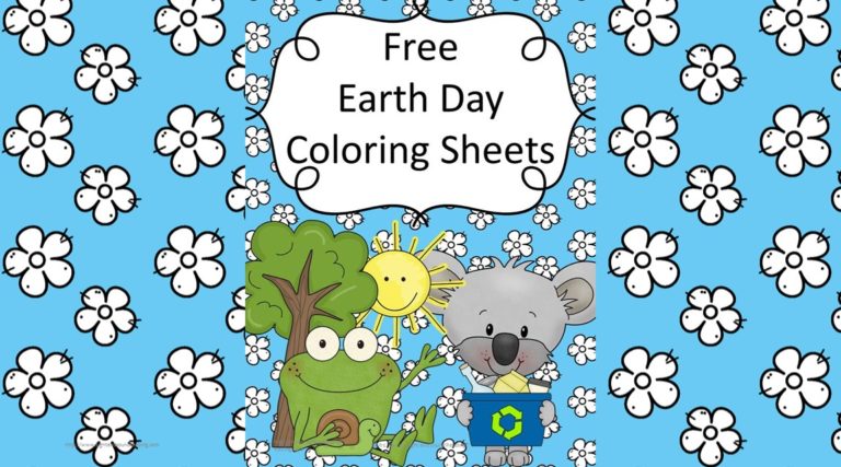 Earth Day Coloring Sheets