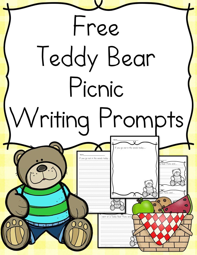 Teddy Bear Picnic Writing Prompts for Kindergarten