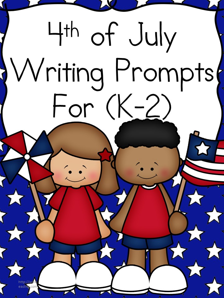 July 4th Writing Prompts - Get your preschool, kindergarten , first or second grade students writing and drawing about the 4th of July with these cute and fun 4th of July Writing Prompts. 