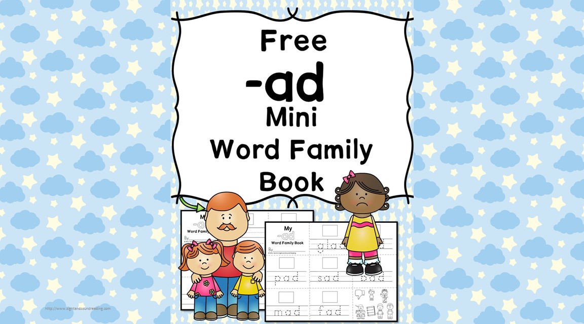2-free-cvc-ad-word-family-worksheets-build-a-mini-book