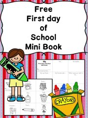 first-day-of-kindergarten-interview-scavenger Two cute (free) activities for a classroom (or Homeschool). This Kindergarten Back to School Interview Book and Scavenger Hunt are fun, and great icebreakers.