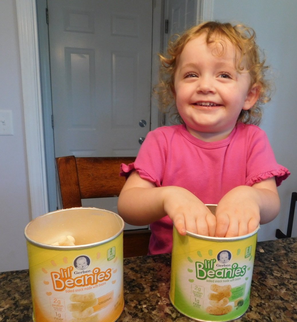 Gerber Lil beanies - fun snack for toddlers! 