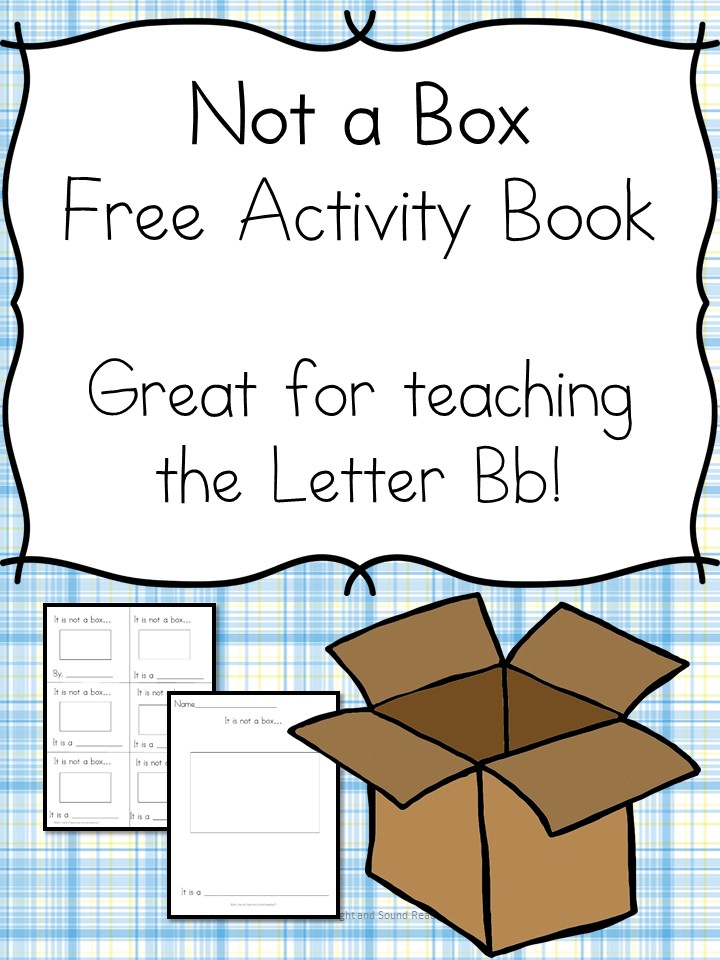 Not a Box Activities and Lesson Ideas -Great for teaching the letter B, the ox word family, creativity... Fun preschool or kindergarten activity worksheets! 