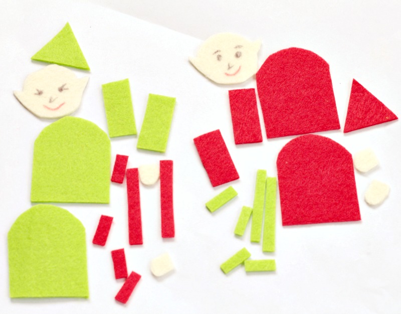 If you are looking for cute and easy holiday fun, check out these Elf Christmas Crafts - finger puppets, cut/paste activities and more!