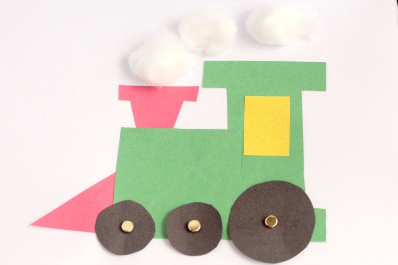 Polar Express Train Craft for Preschool or Kindergarten
