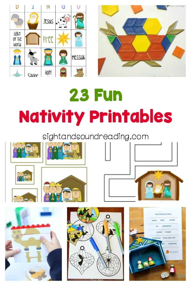 Here are some fun nativity printables to get children more engaged in their learning and to get them some Christmas engagement.