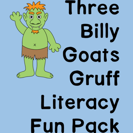 Three Billy Goats Gruff Activity Pack for Preschool/Kindergarten