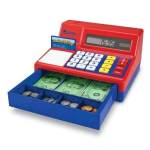 Learning Resources Pretend & Play Calculator Cash Register, 73 Pieces