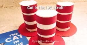 Who doesn't know the legendary book Cat in The Hat written by Dr. Seuss? The red and white hat is very famous and cute. Today I am glad to share a fabulous Cat in The Hat craft for preschoolers and kindergartens.