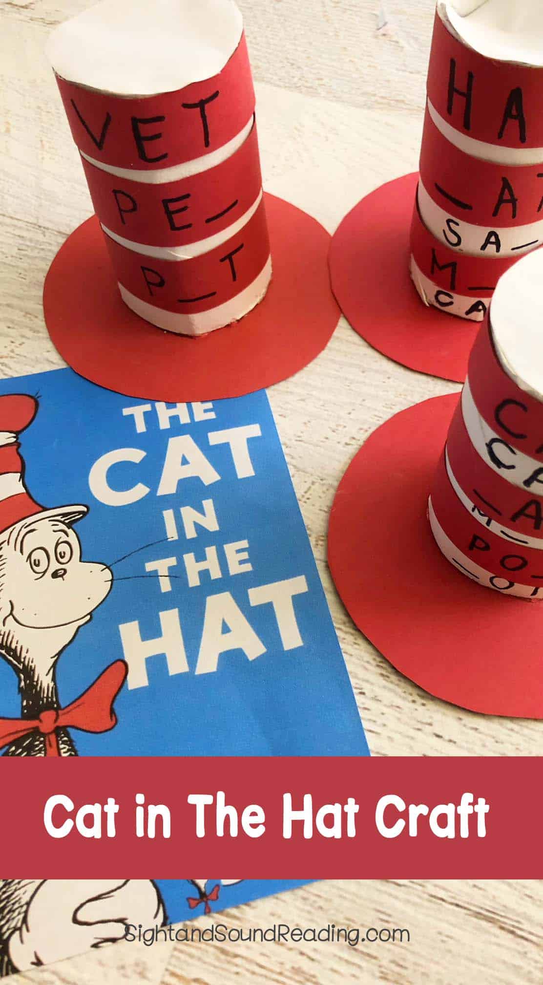 Who doesn't know the legendary book Cat in The Hat written by Dr. Seuss? The red and white hat is very famous and cute. Today I am glad to share a fabulous Cat in The Hat craft for preschoolers and kindergartens.