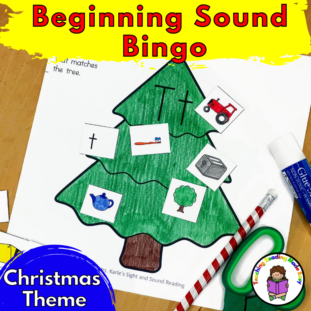 Christmas Beginning Sound Bingo