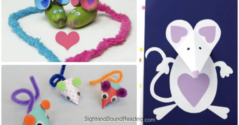 15 Easy and Cute Mouse Crafts for Kids and Adults