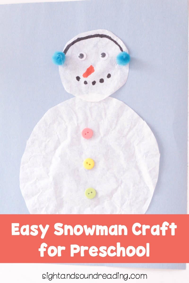 Kids will be happy with this Easy Snowman Craft for Preschool. Being simple, It is ideal for completing with preschool and kindergarten kids.