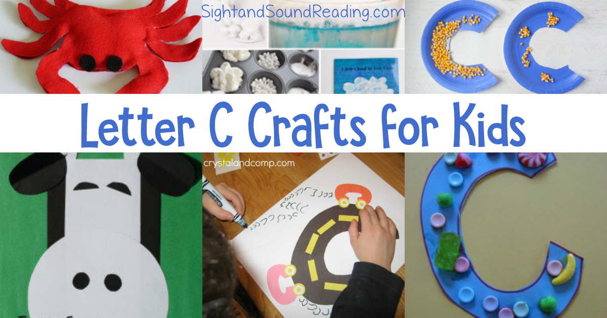 Letter C Crafts for preschool or kindergarten - Fun, easy and educational!