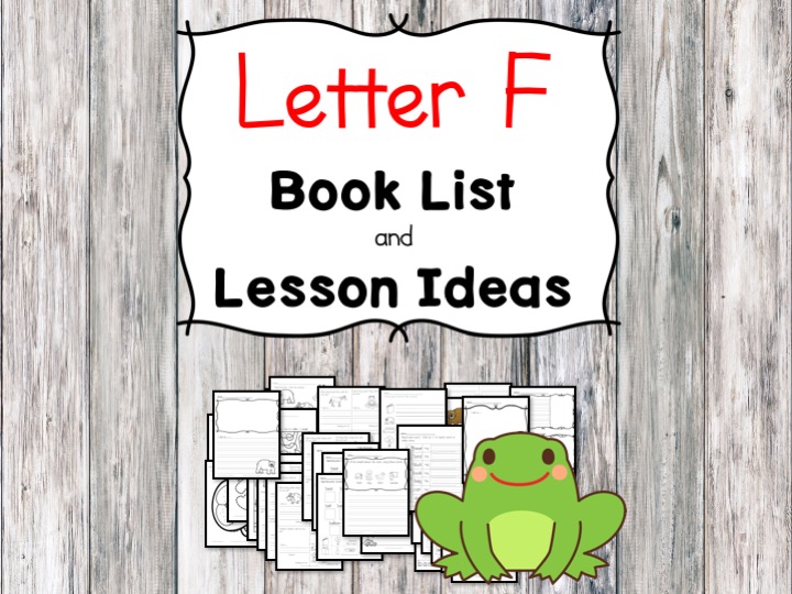 Teaching the letter F? Include some books include letter F sound. Here is the Letter F book list to teach the letter F sound.