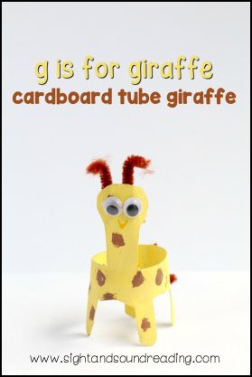 You can use this cardboard tube Soft G Giraffe craft when teaching kids about the soft G letter. Use this as a letter G craft to get more fun.
