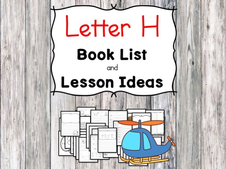 Teaching the letter H? Include some books include letter H sound. Here is the Letter H book list to teach the letter H sound.