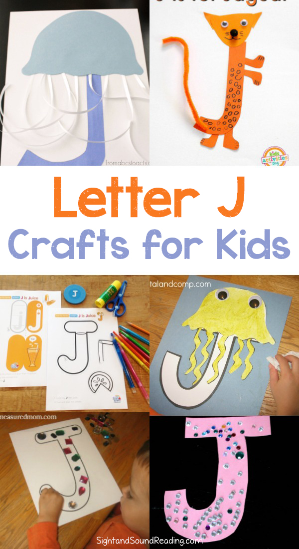 Letter J Crafts for preschool or kindergarten - Fun, easy and educational!