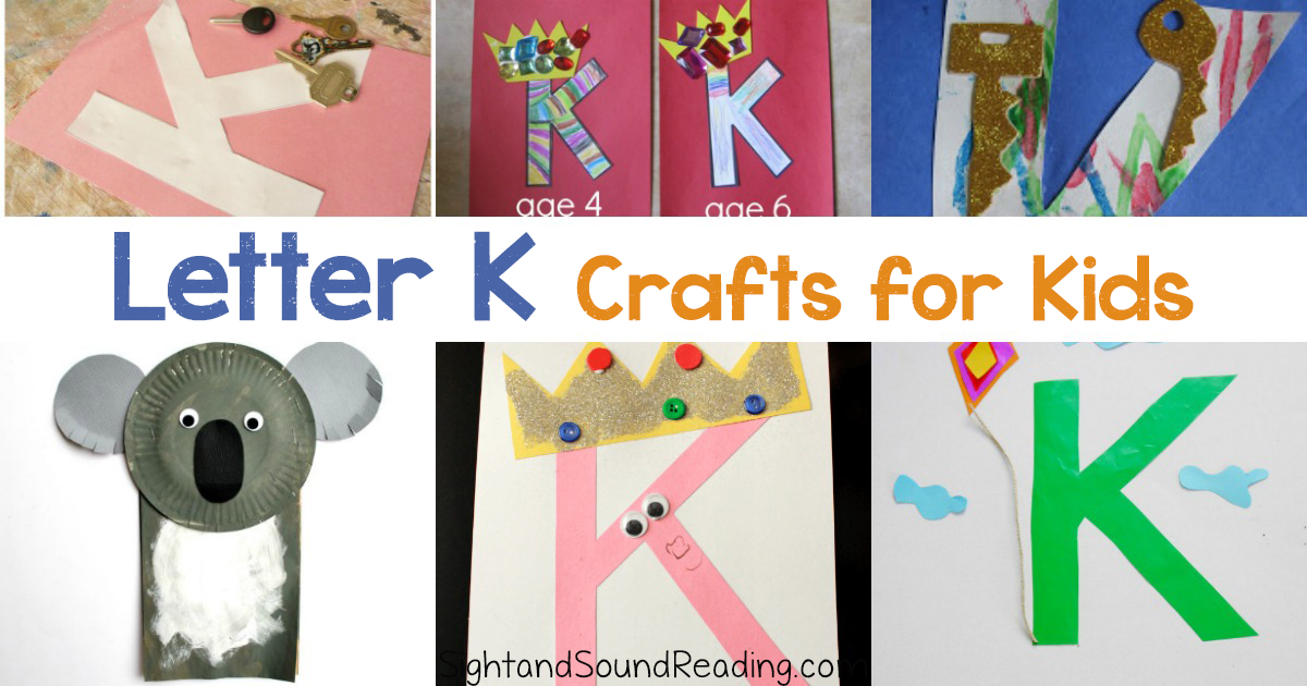 Letter K Crafts for preschool or kindergarten - Fun, easy and educational!