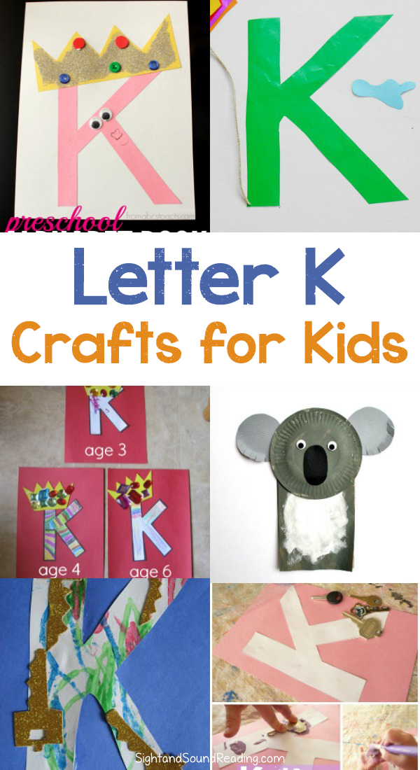 Letter K Crafts for preschool or kindergarten - Fun, easy and educational!