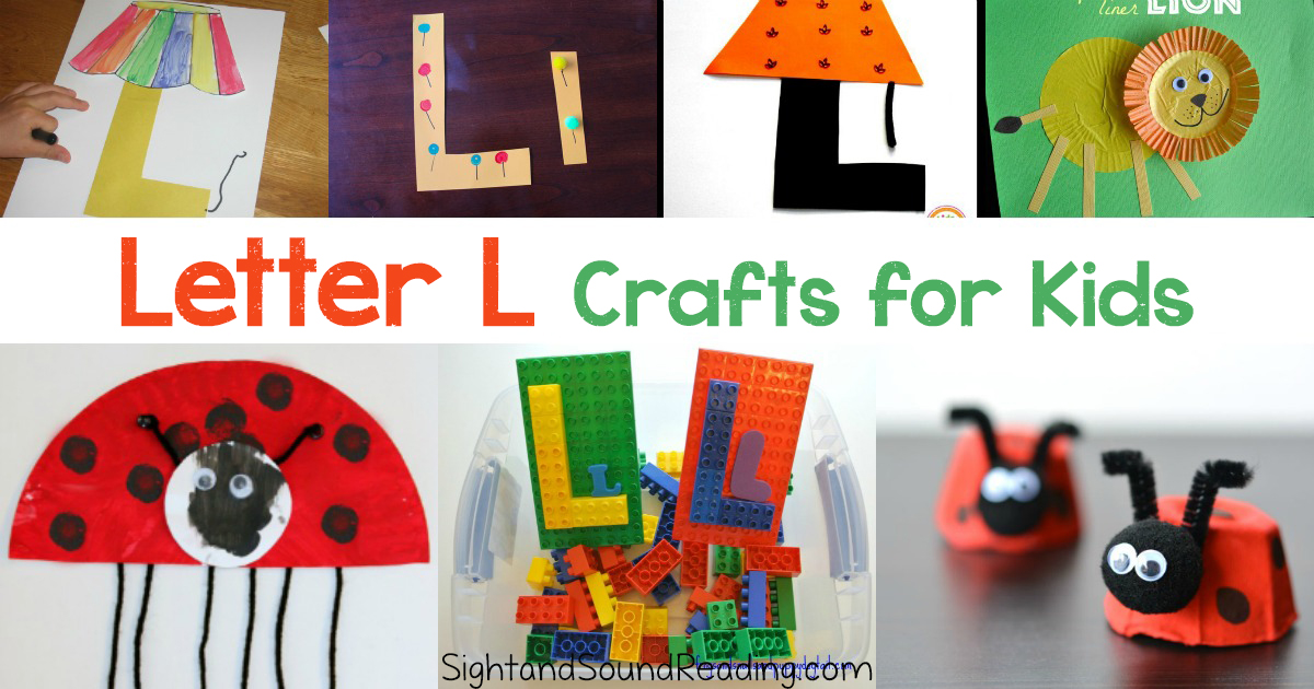 Letter L Crafts for preschool or kindergarten - Fun, easy and educational!