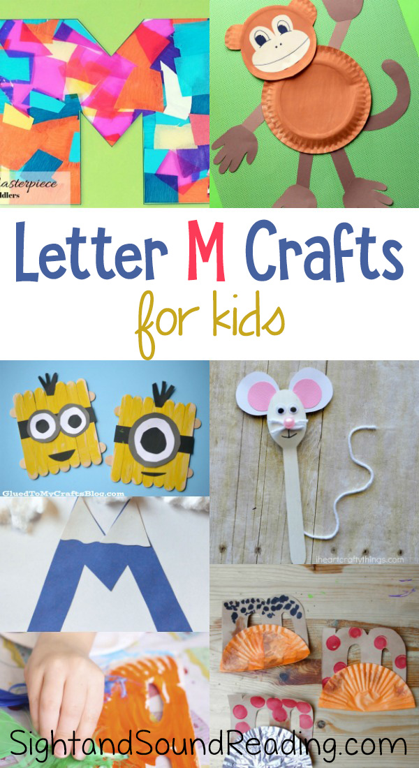 Letter M Crafts for preschool or kindergarten - Fun, easy and educational!