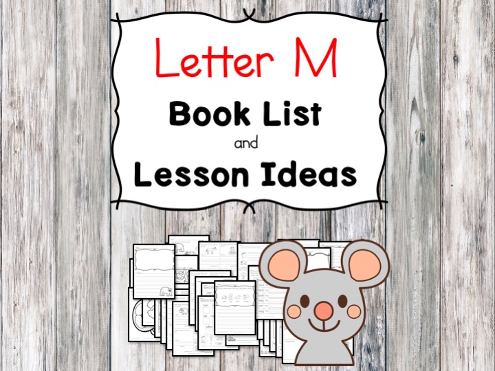Teaching the letter M? Include some books include letter M sound. Here is the Letter M book list to teach the letter M sound.