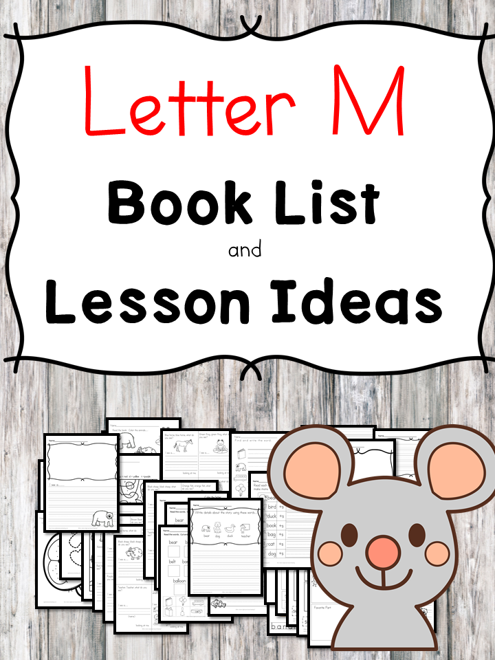 Teaching the letter M? Include some books include letter M sound. Here is the Letter M book list to teach the letter M sound.