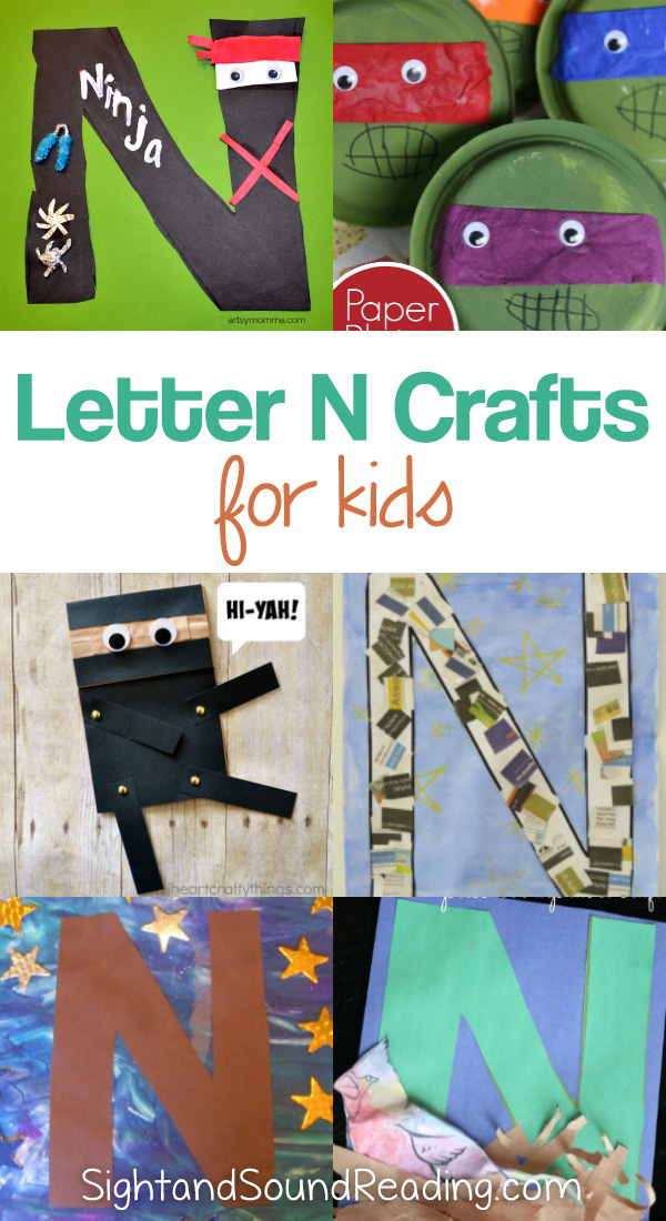 Letter N Crafts for preschool or kindergarten - Fun, easy and educational!