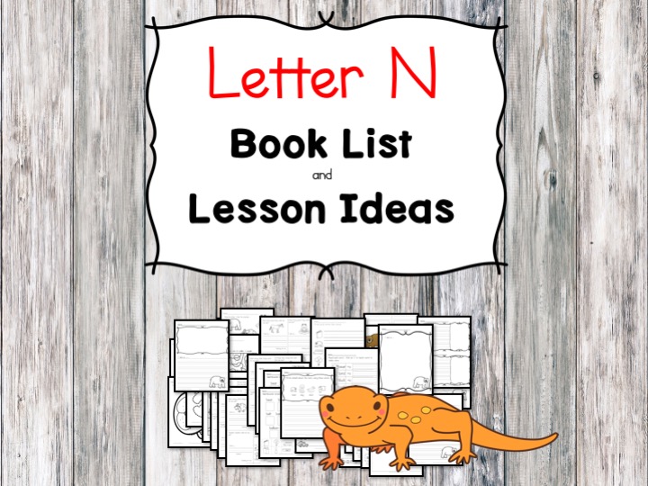 Teaching the letter N? Include some books include letter N sound. Here is the Letter N book list to teach the letter N sound.