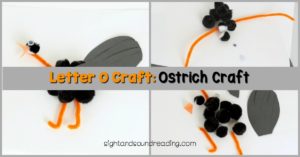 We are going to make an ostrich as one of our letter O craft. Ostrich craft is not common, but this ostrich craft might change your mind.