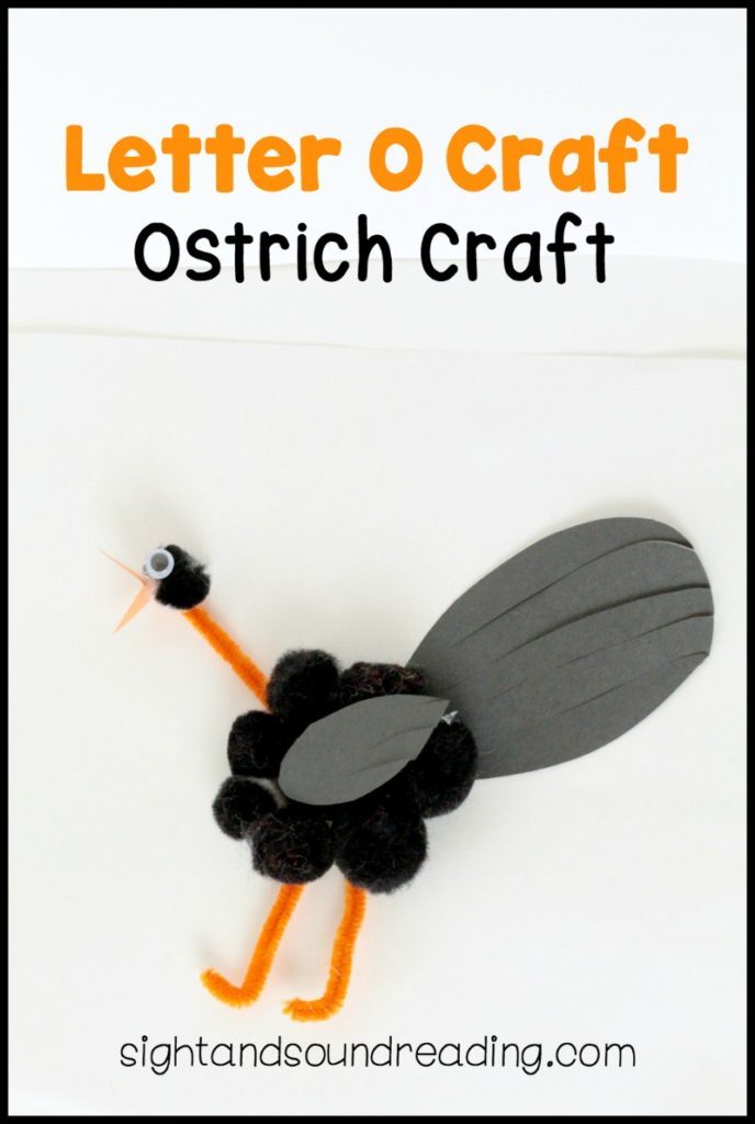 We are going to make an ostrich as one of our letter O craft. Ostrich craft is not common, but this ostrich craft might change your mind.