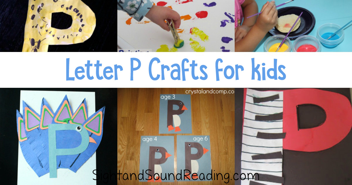Letter P Crafts FB Letter P Crafts for preschool or kindergarten - Fun, easy and educational!