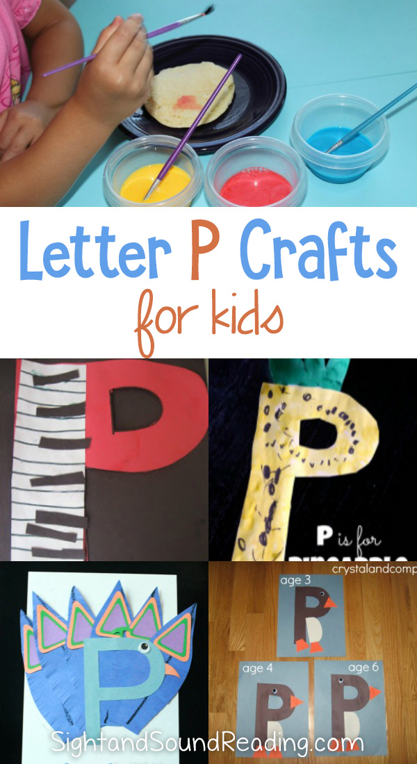 Letter P Crafts for preschool or kindergarten - Fun, easy and educational!