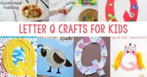 Letter Q Crafts for preschool or kindergarten - Fun, easy and educational!