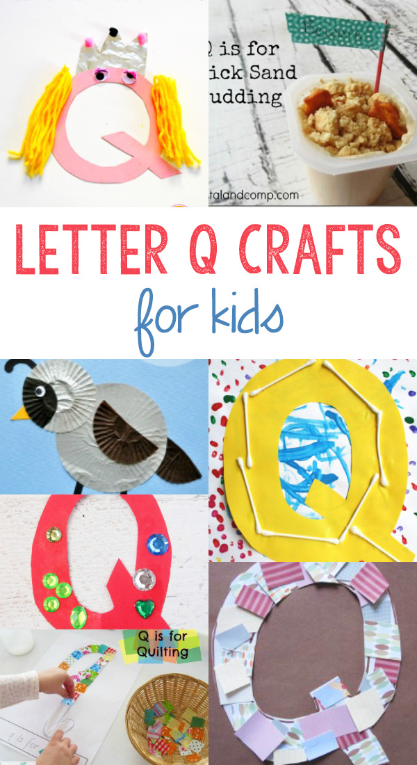 Letter Q Crafts for preschool or kindergarten - Fun, easy and educational!