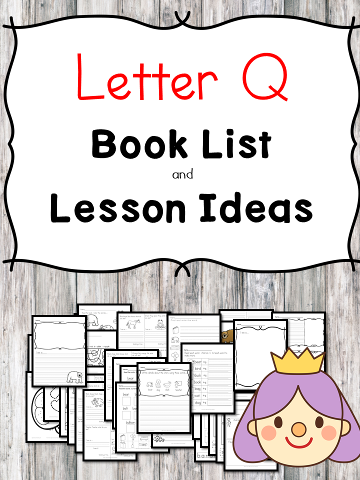 Teaching the letter Q? Include some books include letter Q sound. Here is the Letter Q book list to teach the letter Q sound.