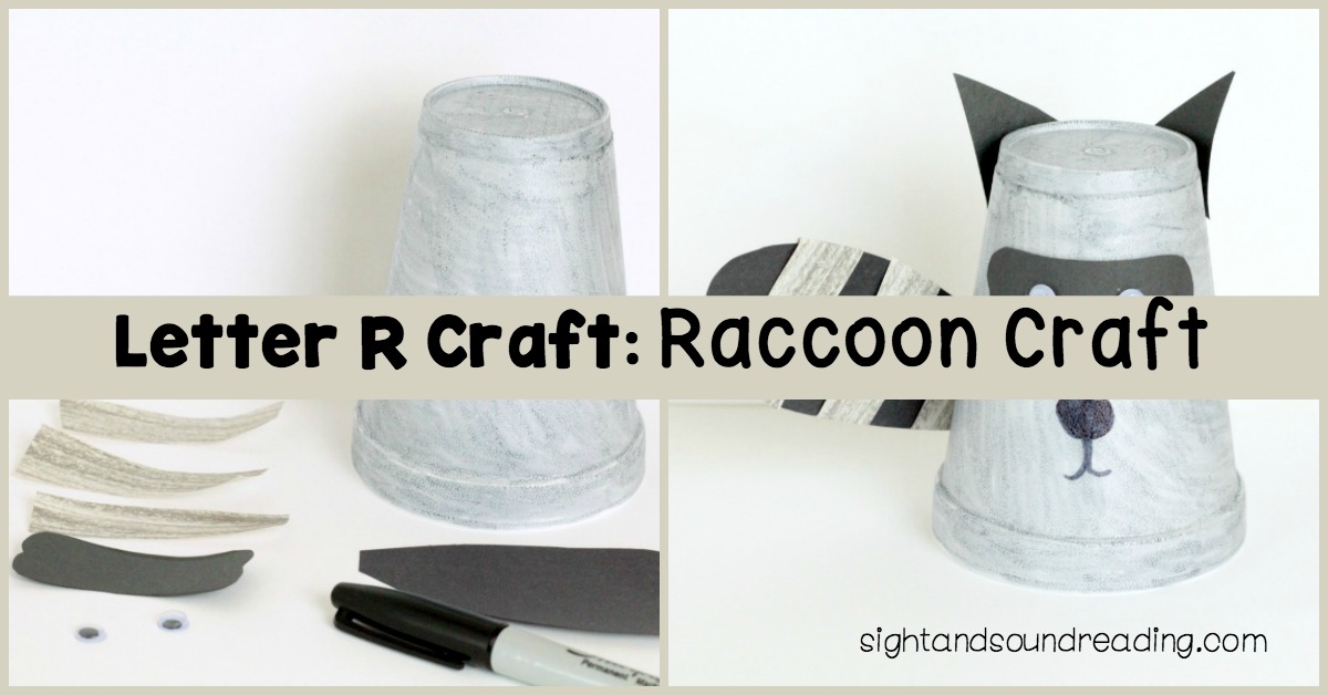 If you love raccoons, you'll love this R is for Raccoon craft. Use this Letter R craft when studying raccoons or other night creatures.