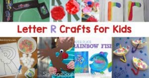 Letter R Crafts for preschool or kindergarten - Fun, easy and educational!