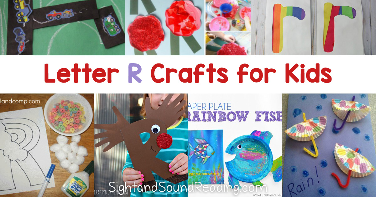 Letter R Crafts for preschool or kindergarten - Fun, easy and educational!