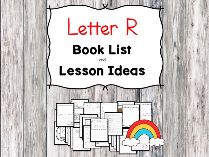 Teaching the letter R? Include some books include letter R sound. Here is the Letter R book list to teach the letter R sound.