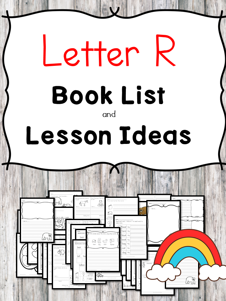 Teaching the letter R? Include some books include letter R sound. Here is the Letter R book list to teach the letter R sound.