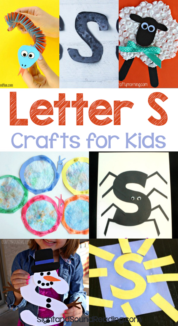 Letter S Crafts for preschool or kindergarten - Fun, easy and educational!