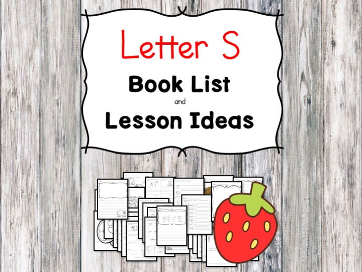 Teaching the letter S? Include some books include letter S sound. Here is the Letter S book list to teach the letter S sound.