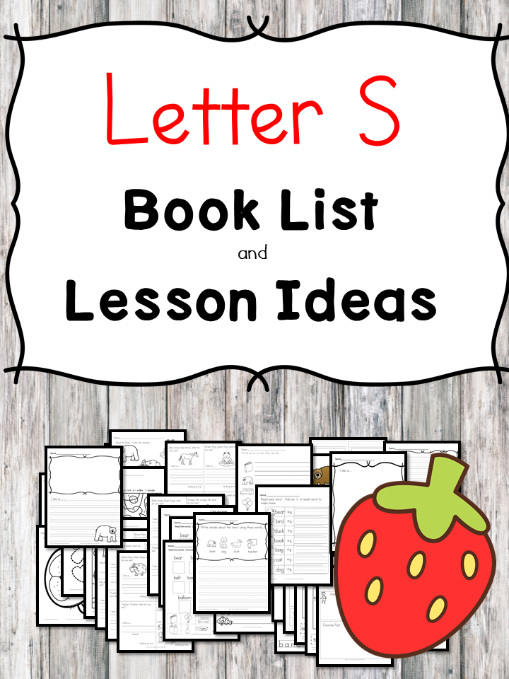 Teaching the letter S? Include some books include letter S sound. Here is the Letter S book list to teach the letter S sound.