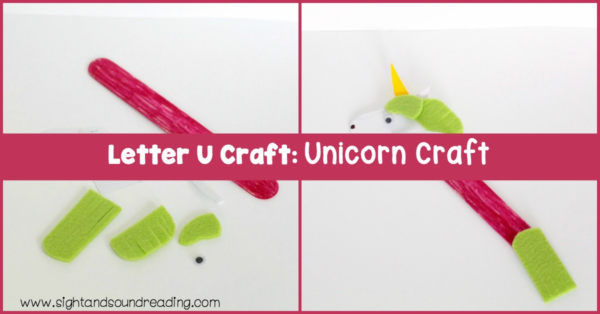 Most kids love unicorns for the magical horns. Help kids learn about the letter U and unicorns when making this Letter U craft.
